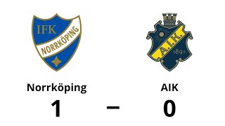 IFK Norrköping  Aik 10  Allsvenskan Höjdpunkter [upl. by Yoo72]