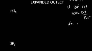 Lewis Structure Expanded Octect [upl. by Capello]