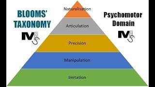 Blooms Taxonomy Psychomotor Domain  Simplest Explanation Ever [upl. by Mcroberts]