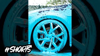 Golf 7 GTI Foam Wash  Blue Colored Snow Foam shorts [upl. by Ahsatal]