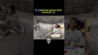 Cantona Walks with the GOAT 🐐 fcmobile fc25 fcmobile25 [upl. by Imaj]