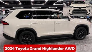 New 2024 Toyota Grand Highlander Platinum Hybrid AWD Review toyotagrandhighlander toyotarav4 [upl. by Lalita]