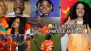 ⚽️🥳🇨🇮LES REACTIONS APRÈS LA QUALIFICATION DES IVOIRIENS EN FINALECAN 2024 [upl. by Leckie]