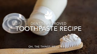 Dentist Approved Toothpaste Recipe My Best Natural Homemade Toothpste [upl. by Gronseth734]