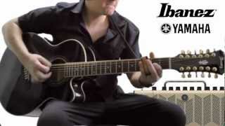 IBANEZ 12 STRING amp YAMAHA THR 10 DEMO [upl. by Burman]