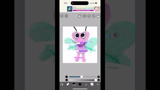 Flutter redesign X3 art artwork artist artartist dandysworld dandyworld drawing idk shorts [upl. by Enailuj692]