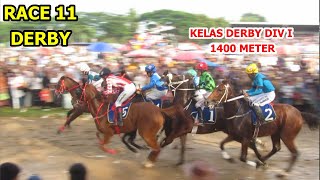 RACE 11  KELAS DERBY DIV I  PACU KUDA PAYAKUMBUH PIALA GUBERNUR 2024 [upl. by Amalea]