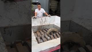 Destroy Tire In Second viralreels crusher viralshort asmr satisfying crushing short [upl. by Lennard]