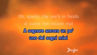 Karaoke Laurora  Eros Ramazzotti [upl. by Aihsit]