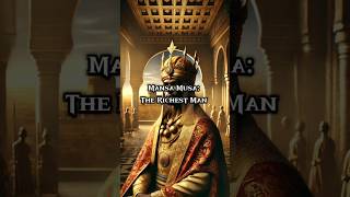 Mansa Musa The Richest Man in History in 60 seconds [upl. by Aetnuahs]