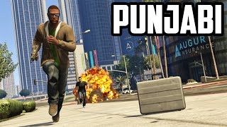 PUNJABI IN GTA 5  CASE ROBBERY MISSION [upl. by Adile501]