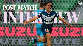 ARZANI  Melbourne Victory v Sydney FC PostMatch Interview [upl. by Ojyma]