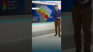 Previsão do tempo  Ciclone extratropical leva temporais para o Sul e Sudeste [upl. by Jacobah]