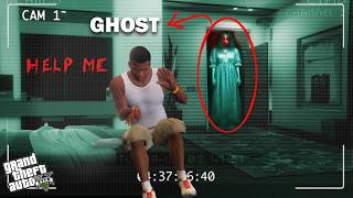 Franklin Find Most Dangerous Ghost Inside His Room In Gta V [upl. by Einwat]