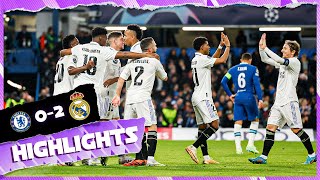 HIGHLIGHTS  Chelsea 02 Real Madrid  UEFA Champions League [upl. by Adner771]