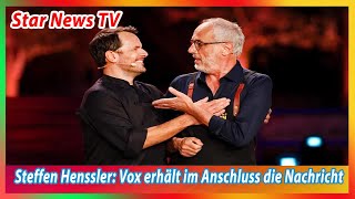 Steffen Henssler Vox erhält im Anschluss die Nachricht [upl. by Fairweather]