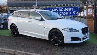 2015 Jaguar XF S Sportbrake 30d Portfolio  Start up and indepth tour [upl. by Dralliw]