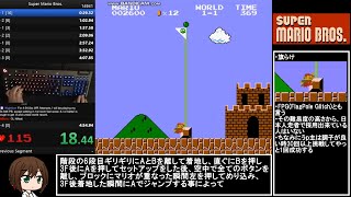 【ゆっくり解説】初代マリオRTAの世界記録をガチ解説！ Super Mario Bros Any 454881 by Niftski 【RTA】 [upl. by Anwaf751]