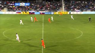 Goals Van Ginkel 01 02 against Slovakia Youth 11102012 [upl. by Bergman660]