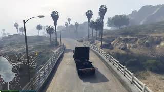 GTA Online Couple of Haulage missions [upl. by Rapsac317]