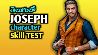 Joseph character skill test in free fire in Telugu 2020 [upl. by Stedt]