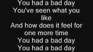 Daniel PowterBad Day Lyrics [upl. by Alon]