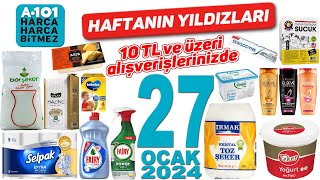 A101 27 OCAK 2024 KATALOĞU  A101 İNDİRİMLERİ TEMİZLİK amp GIDA  A101 BU HAFTA KAMPANYA A101 İNDİRİMİ [upl. by Suez]