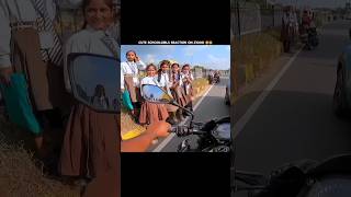 School girls reaction super bike Z900 public reaction shorts trending shortsfeed z900 [upl. by Aerdied]