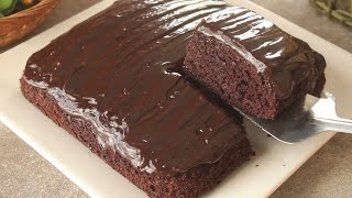 Perfect Chocolate Cake Recipe with 1 egg 😍 Recipe By Chef Hafsa [upl. by Aivatnohs807]