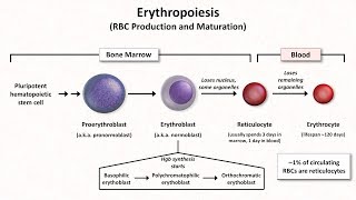 Normal RBC Physiology Including erythropoiesis [upl. by Ennaitak]