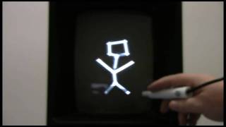 Demo of homebrew Vectrex lightpen [upl. by Gamin]