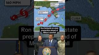 Florida Gov Ron DeSantis discusses states preparations ahead of Hurricane Milton shorts [upl. by Vorfeld417]