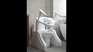 How a powered toilet lift seat to be used as bedside commode [upl. by Malo920]