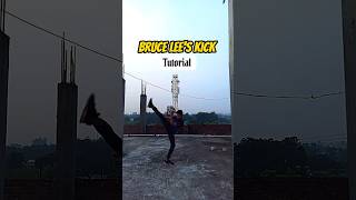 Bruce Lees Kick 🥵 shorts kick martialarts taekwondo brucelee tutorial [upl. by Dominic]