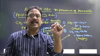 Properties of Alkenes 6  Addition of HBr In Presence of Peroxide  Hydrocarbons Class 11thNeet [upl. by Elad]