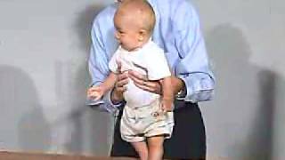 PediatricNeuro Exam 6 month Postural Reflexes  Parachute [upl. by Niattirb]