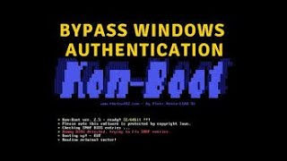 Forgot Windows password Bypass it with KONBOOT in 2 minutes [upl. by Elisabeth]