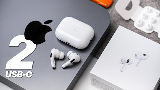 AirPods Pro 2 USB C  UNBOXING and REVIEW [upl. by Anelaj]