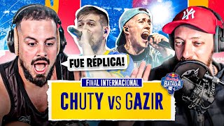 EL PAPELÓN MÁS GRANDE de la HISTORIA  REACCIÓN ft DTOKE a CHUTY vs GAZIR Red Bull Internacional [upl. by Norre]