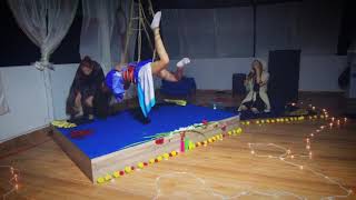 Shibari theater  Tati Limati Veda Ram Guzel Apsara Goa 2019 [upl. by Fontana702]