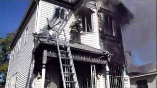 Stockton FD House fire and initial attack [upl. by Llerref]