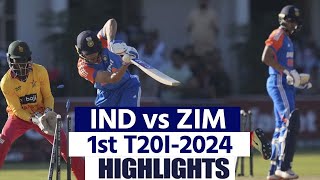 IND vs ZIM 1st T20 Match Highlights India vs Zimbabwe 1st T20 Highlights  Today Match Highlights [upl. by Reniar]