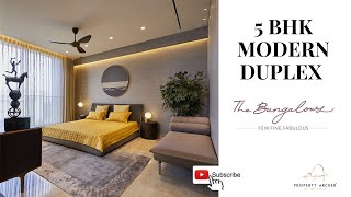 Inside a 5 BHK modern duplex apartment  Ahmedabad  Luxury real estate [upl. by Sheply89]