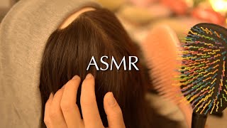 ASMR Satisfying Hair Brushing with 10 Different Types of Brushes for Stress Relief  No Talking [upl. by Hayouqes]