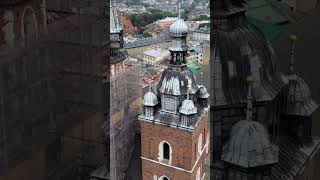 Bazylika Mariacka w Krakowie 2024 r drone dji podróżepopolsce travel krakow [upl. by Lenehc286]