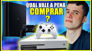 PS4 Slim ou Xbox One S Qual VALE A PENA Comprar em 2020 [upl. by Yttiy761]