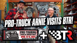 Arnie from Pro Touring Truck Shootout visits BTR [upl. by Berkley788]