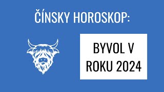 Čínsky zverokruh v roku 2024 Byvol [upl. by Cristine]