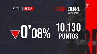 Flash Cierre de Mercados 23022024 [upl. by Eisnil]