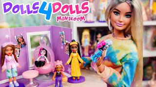 Dolls For Dolls Monster High Polly Pocket Funko Pops Bratz amp How To Make Mini Room [upl. by Coltson197]